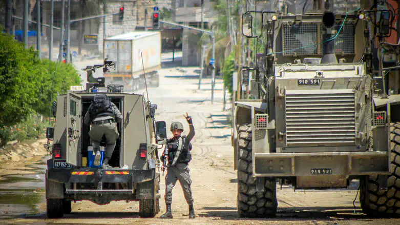 IDF forces in Tulkarm (archive)