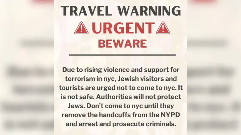 The travel warning