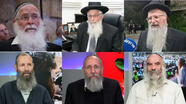 Several of the rabbis who signed