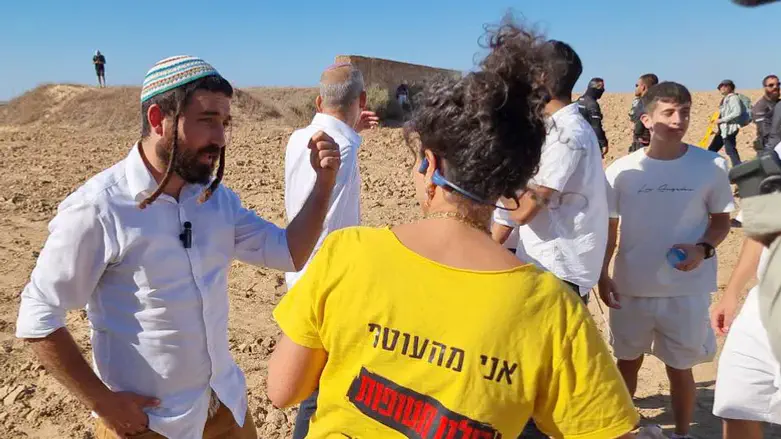 Sukkot alongside the protesters