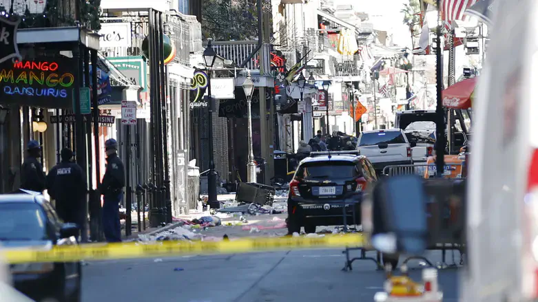 scene of New Orleans attack