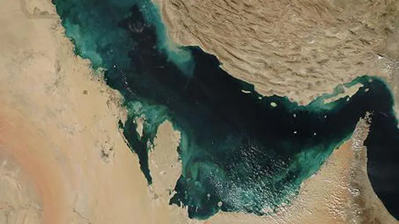 Satellite image of Persian Gulf