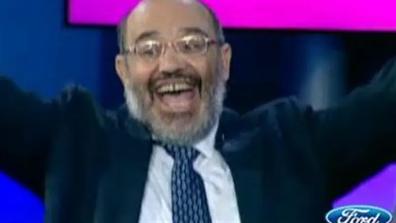 Moshe Abu-Aziz in one of his happier moments