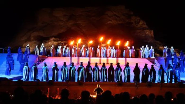 Nabucco at Masada UNESCO World Heritage site