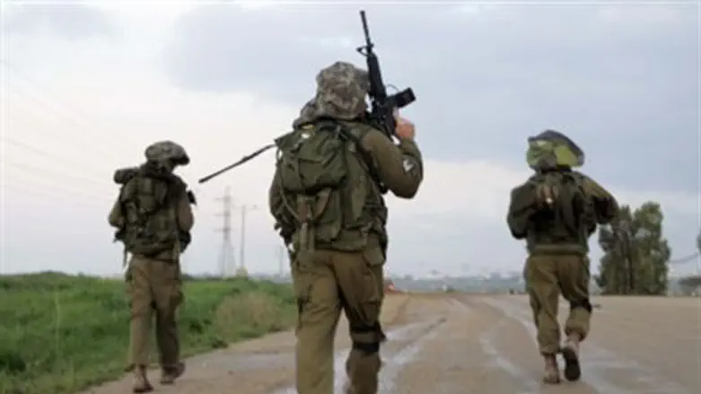 IDF soldiers leaving Gaza, January 2009.