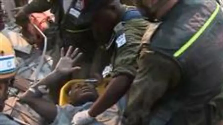 IDF rescuers in Haiti after January 2010 Quak