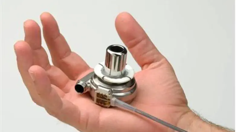 Artificial heart in your hand