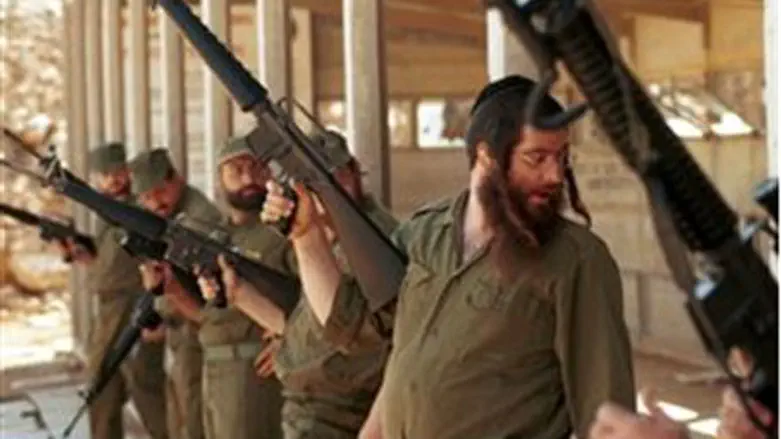 Soldiers in Netzach Yehuda