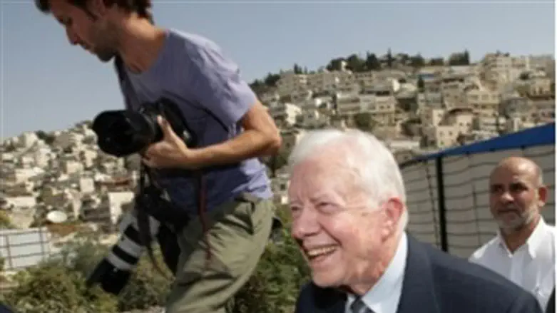 Carter visits Jerusalem Friday