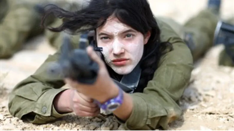 (Illustration) Female IDF soldier