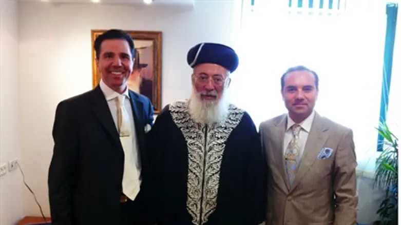 Dr. Oktar Babuna, Chief Rabbi Shlomo Amar, Dr