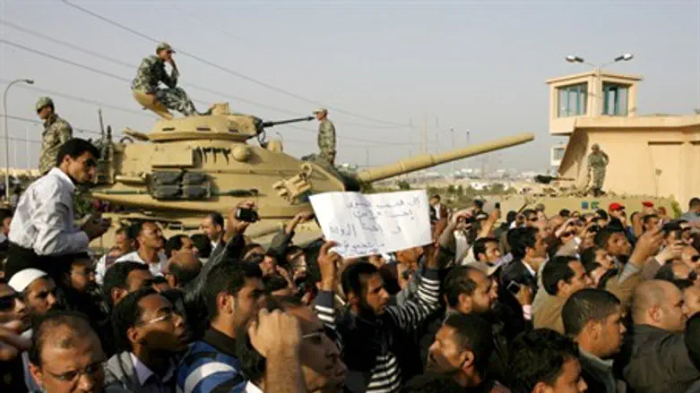 Protesters in Egypt (archive)