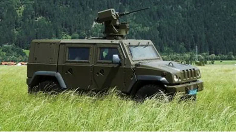 Elbit vehicle mounted weapons system