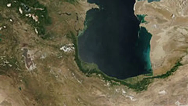 Iranian shore of the Caspian Sea