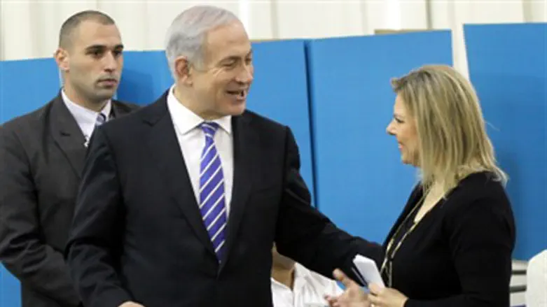 Нетаньяху голосует на праймериз