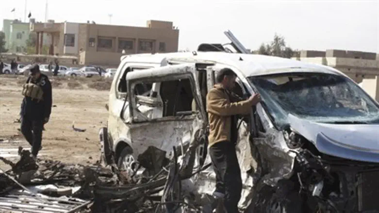 Aftermath of an attack in Iraq (file)