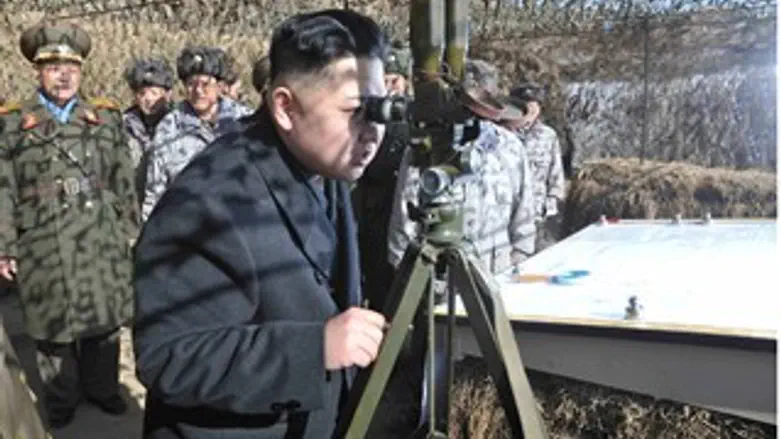 מנהיג צפון קוריאה קים ג'ונג 