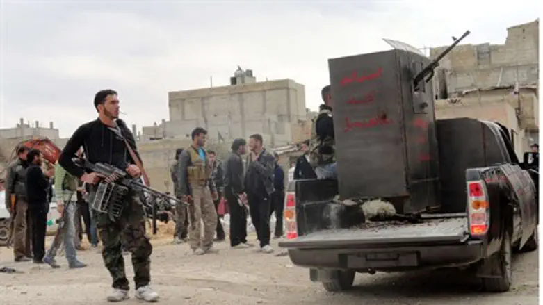 Members of the Free Syrian Army in Homs