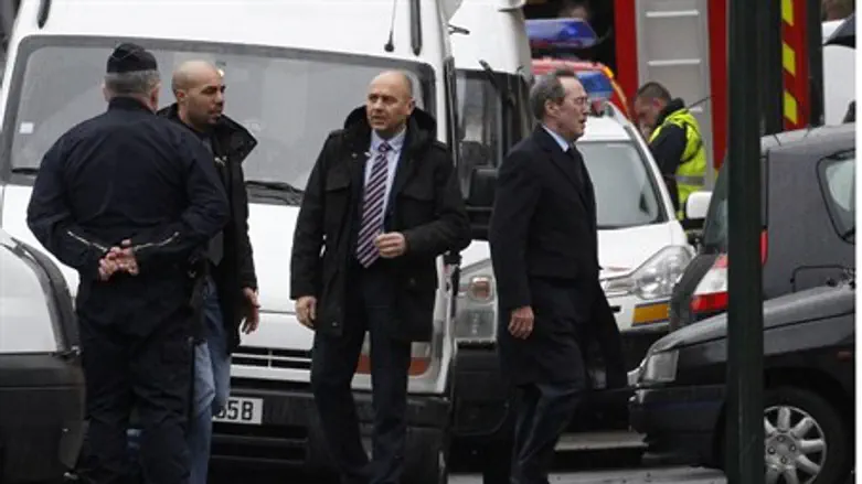 French Interior Minister Gueant arrives 