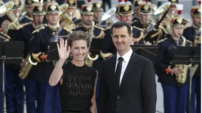 Asmaa and Bashar al-Assad