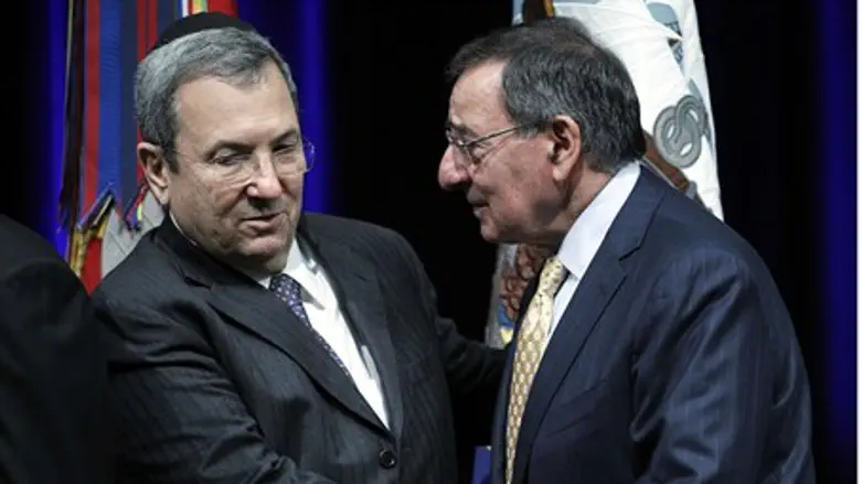 Ehud Barak and Leon Panetta