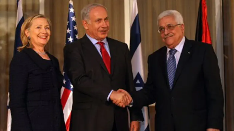 Clinton, Netanyahu, Abbas