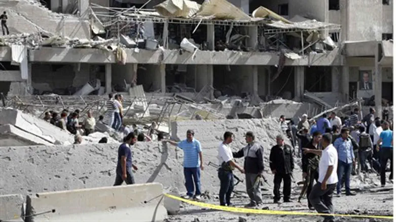 Site of Damascus blasts