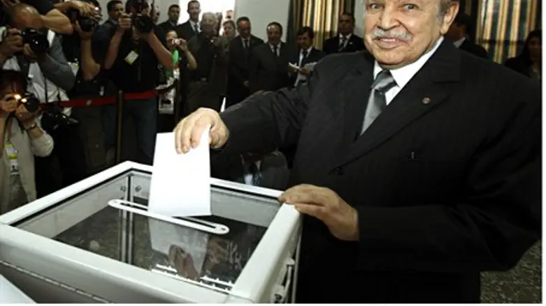 Algeria's president Abdelaziz Bouteflika cast