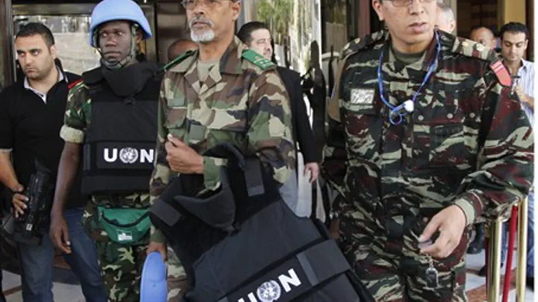 UN observers in Syria