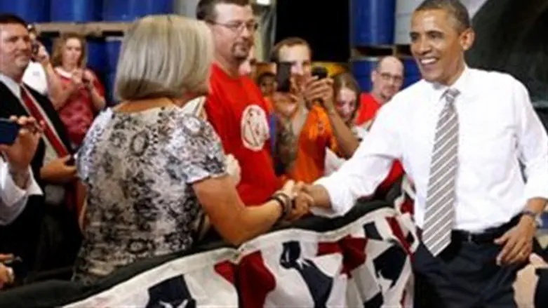 Obama on the pre-campaign trail in Iowa