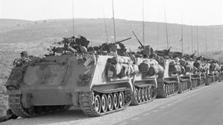 טור נגמ"שים במלחמת לבנון הראשונה