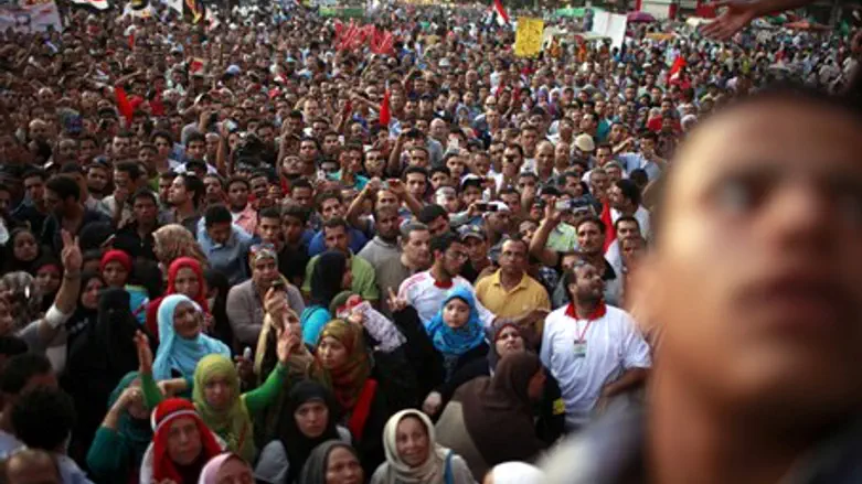 Protest in Cairo against Ahmed Shafiq