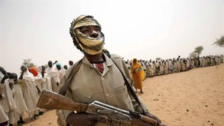 Sudanese rebel.