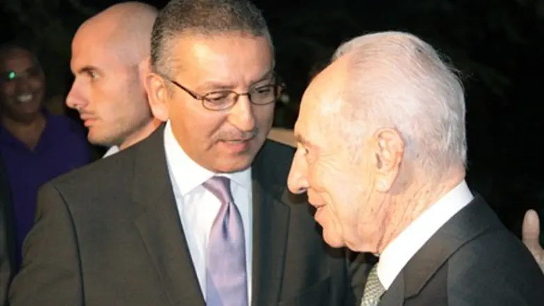 Ambassador Ridah with President Shimon Peres
