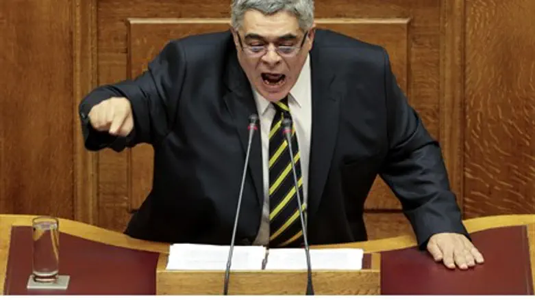 Leader of the extreme right Golden Dawn party