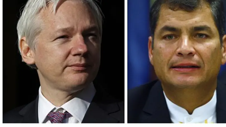 Assange, Correa
