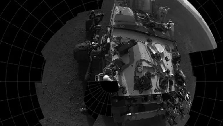 This self-portrait courtesy of NASA shows the