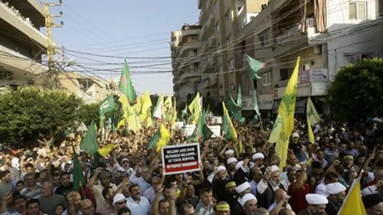 Hizbullah supporters in Lebanon (illustrative