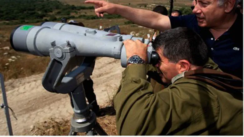Netanyahu in the Golan