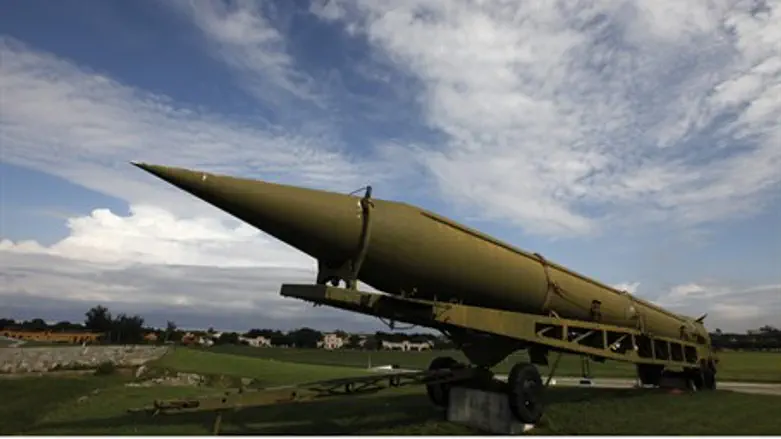 Soviet-era nuclear capable ballistic missile 