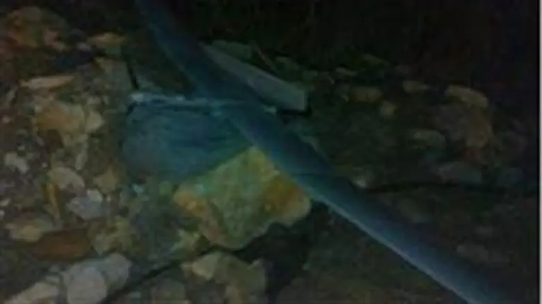 A UAV crash landed in Samaria Wednesday