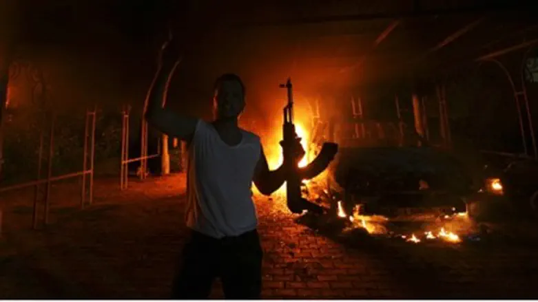 Celebrating attack on Benghazi, 11/9/12