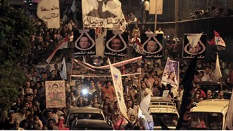 מפגינים קופטים במצרים