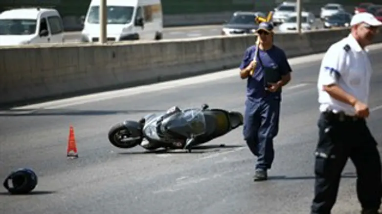 תאונת אופנוע