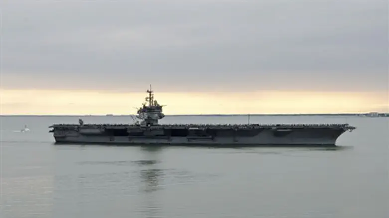 Aircraft carrier USS Enterprise returns to ho