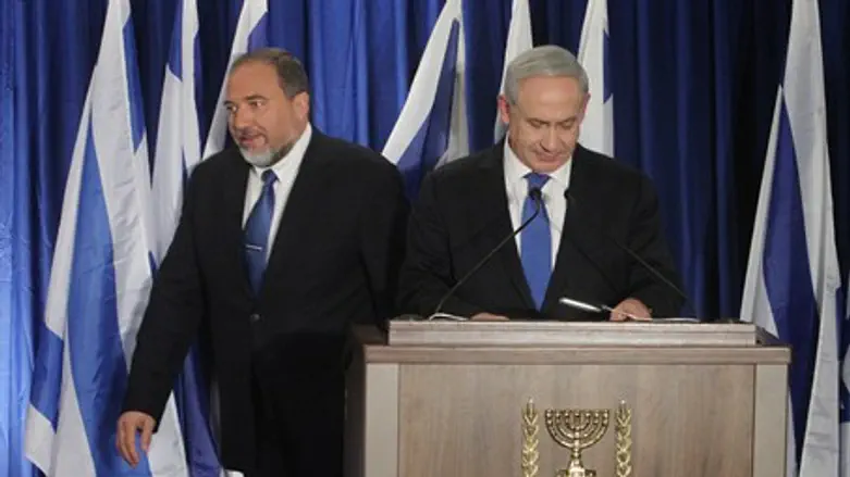 Нетаньяху и Либерман