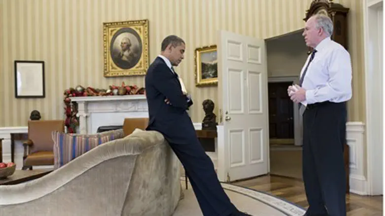 Brennan briefs Obama in the White House