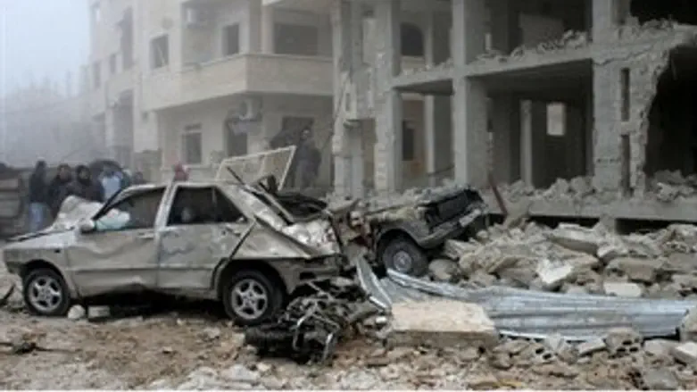הפצצה בסוריה. ארכיון