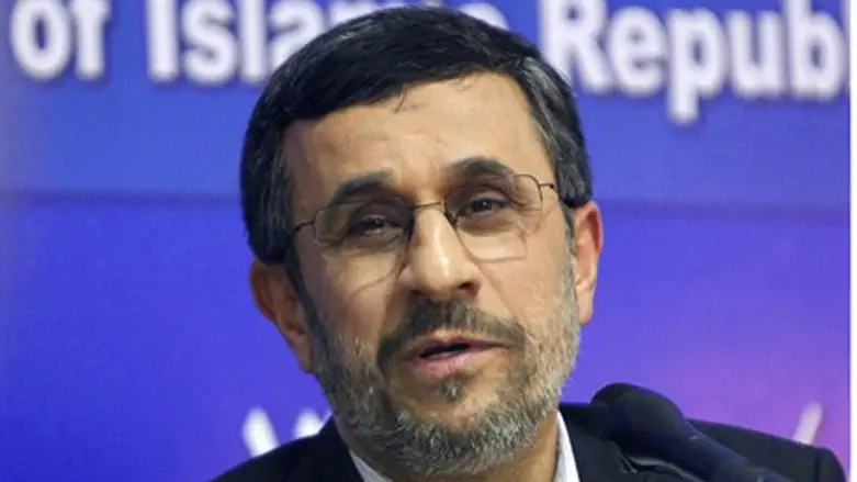 Iranian President Mahmoud Ahmadinejad in Cair