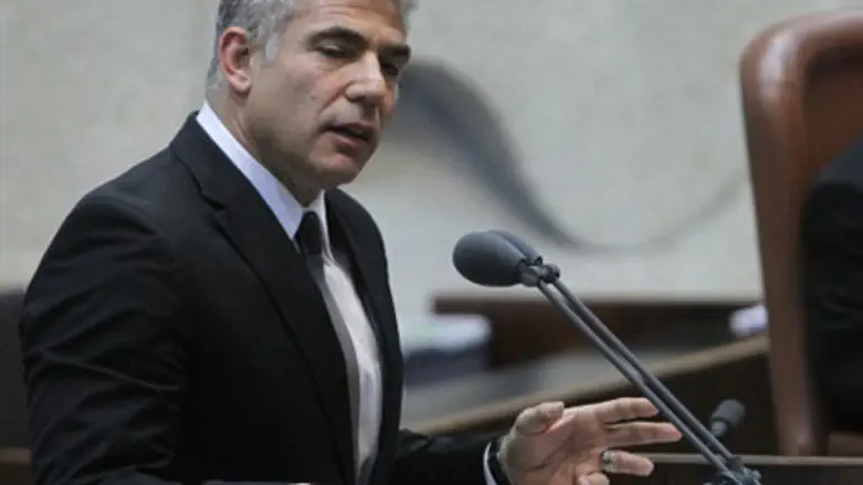 Lapid's First Knesset Speech